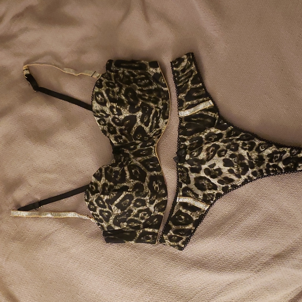 2pc leopard print set